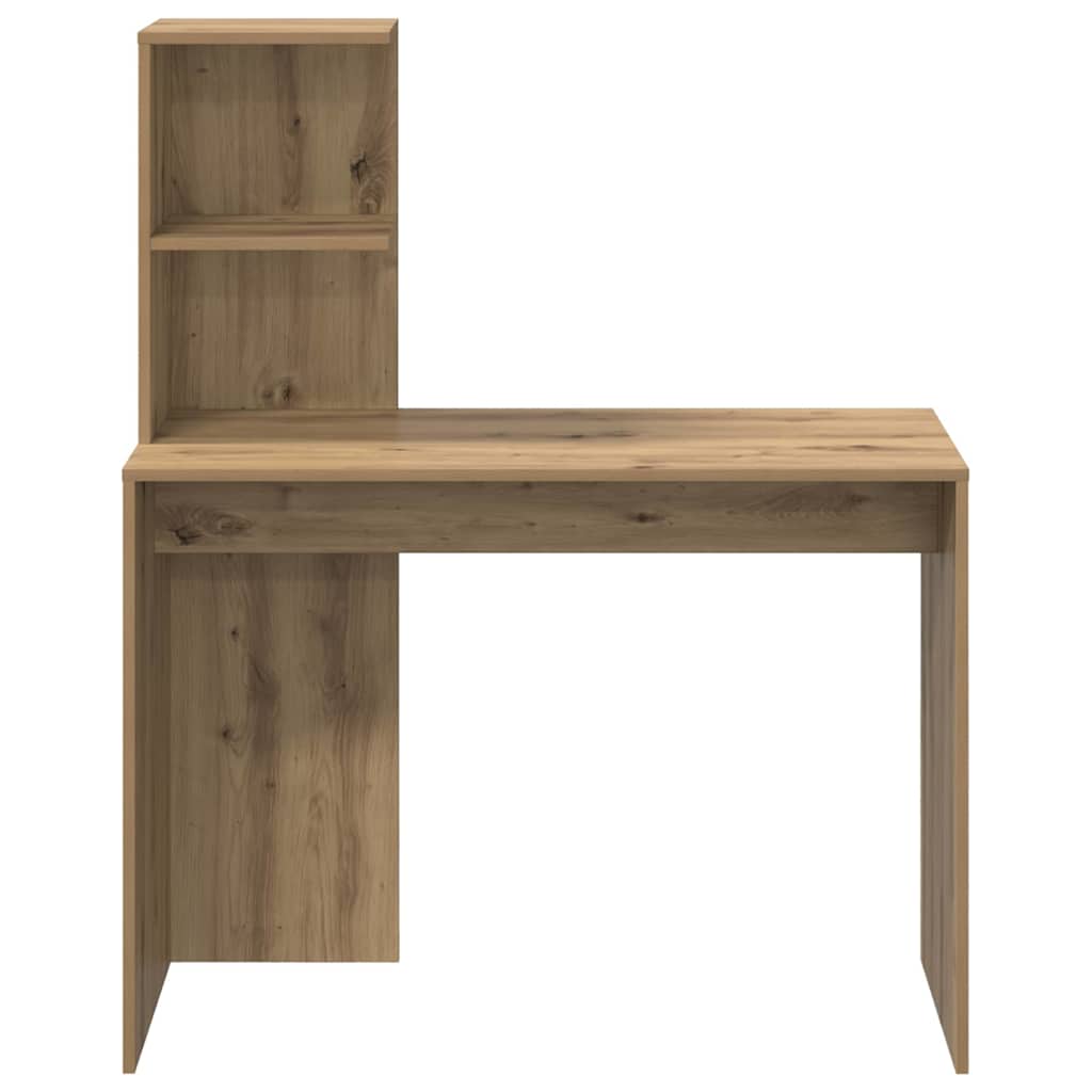 vidaXL Desk Artisan Oak Engineered Wood 102 x 50 x 124 cm