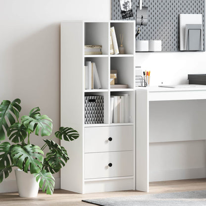 vidaXL Highboard with Drawer White 45.5 x 34 x 127 cm