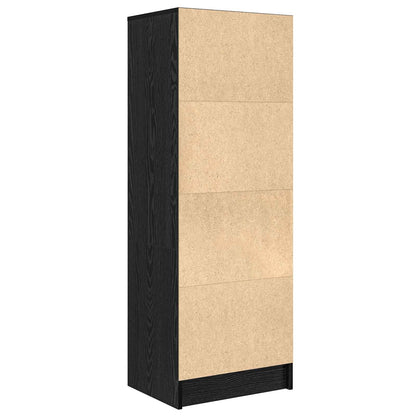 vidaXL Highboard with Drawer Black Oak 45.5 x 34 x 127 cm