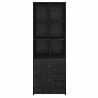 vidaXL Highboard with Drawer Black Oak 45.5 x 34 x 127 cm