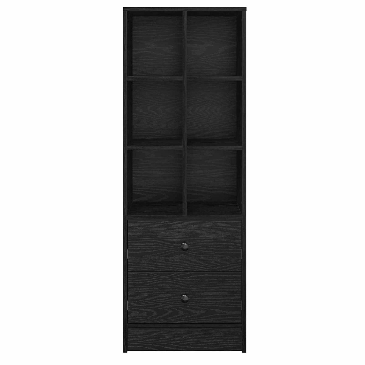 vidaXL Highboard with Drawer Black Oak 45.5 x 34 x 127 cm
