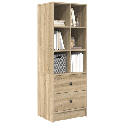 vidaXL Highboard with Drawer Sonoma Oak 45.5 x 34 x 127 cm