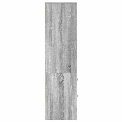 vidaXL Highboard with Drawer Grey Sonoma 45.5 x 34 x 127 cm