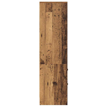 vidaXL Highboard with Drawer Old Wood 45.5 x 34 x 127 cm