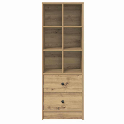 vidaXL Highboard with Drawer Artisan Oak 45.5 x 34 x 127 cm