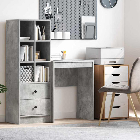 vidaXL Desk Concrete Grey 60 x 40 x 76 cm