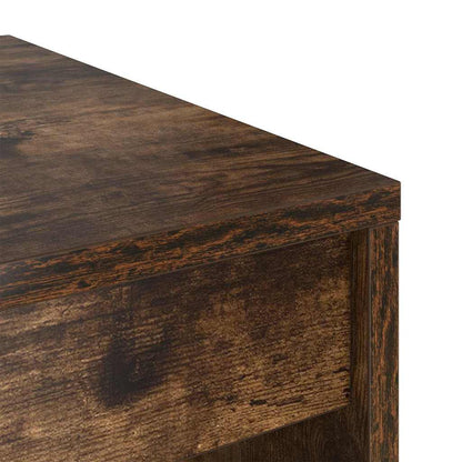 vidaXL Desk Smoked Oak 60 x 40 x 76 cm