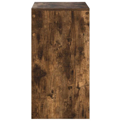 vidaXL Desk Smoked Oak 60 x 40 x 76 cm