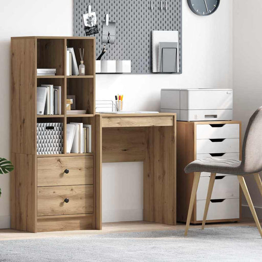 vidaXL Desk Artisan Oak 60 x 40 x 76 cm
