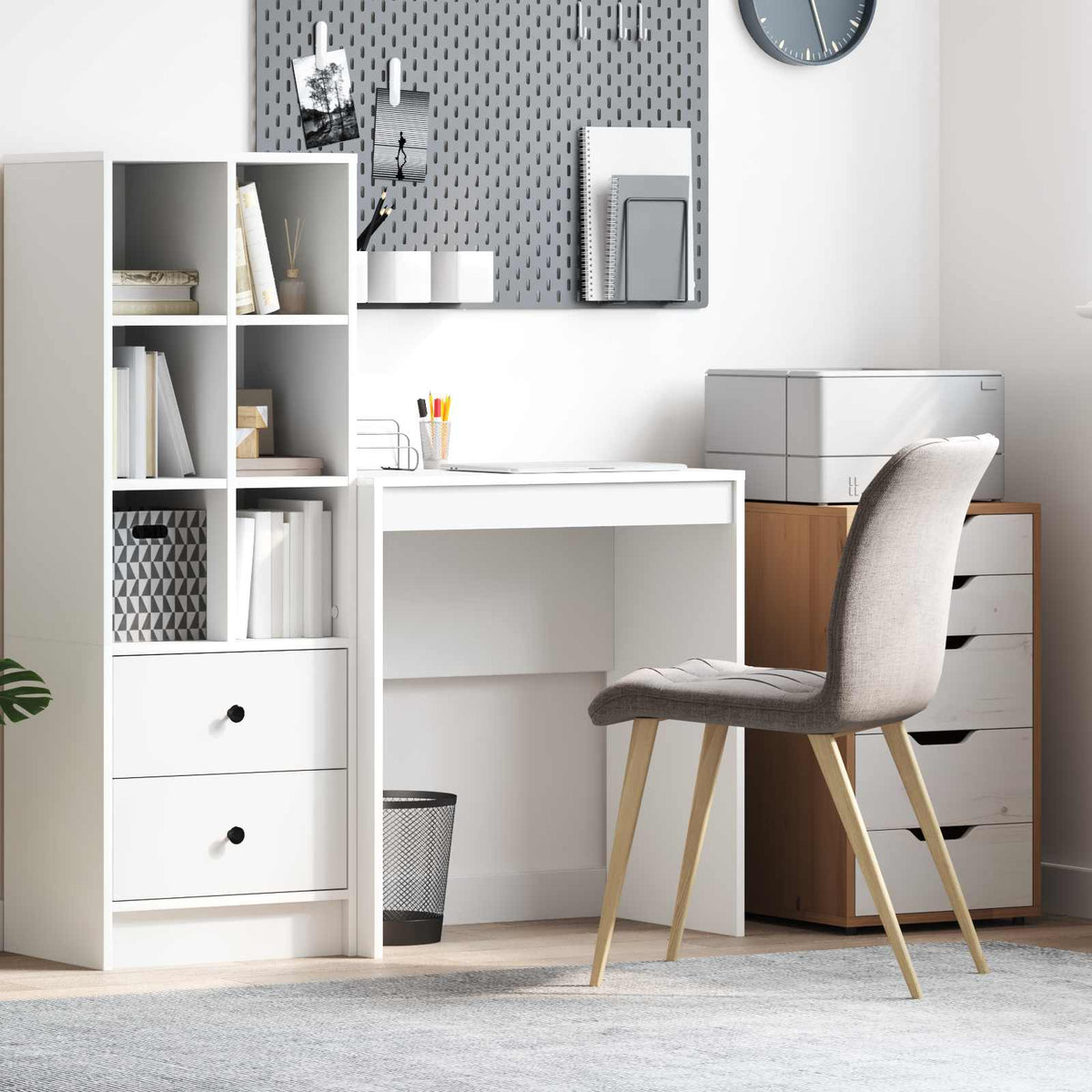 vidaXL Desk White 70 x 40 x 76 cm