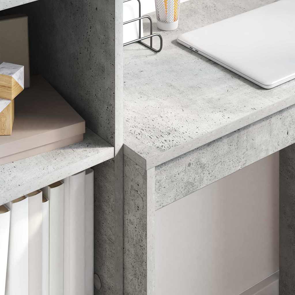 vidaXL Desk Concrete Grey 70 x 40 x 76 cm