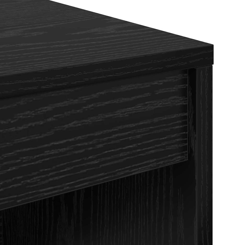 vidaXL Desk Black Oak 80 x 40 x 76 cm