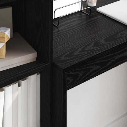 vidaXL Desk Black Oak 90 x 40 x 76 cm