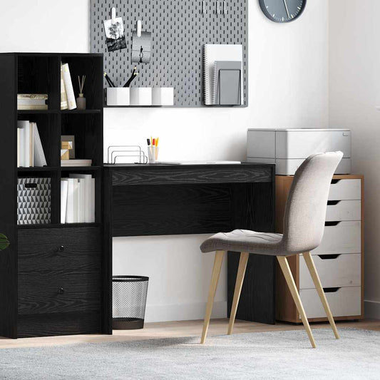 vidaXL Desk Black Oak 90 x 40 x 76 cm