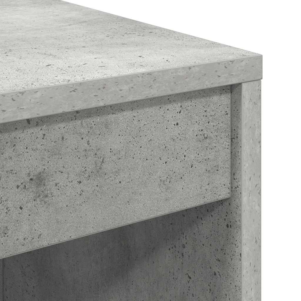 vidaXL Desk Concrete Grey 90 x 40 x 76 cm