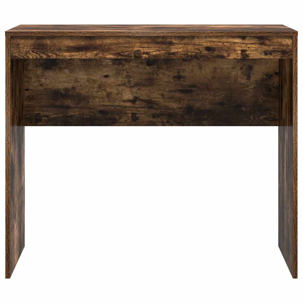 vidaXL Desk Smoked Oak 90 x 40 x 76 cm
