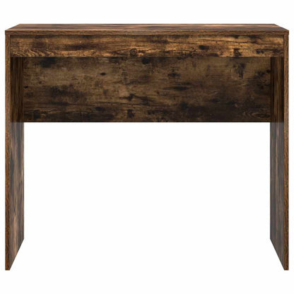 vidaXL Desk Smoked Oak 90 x 40 x 76 cm