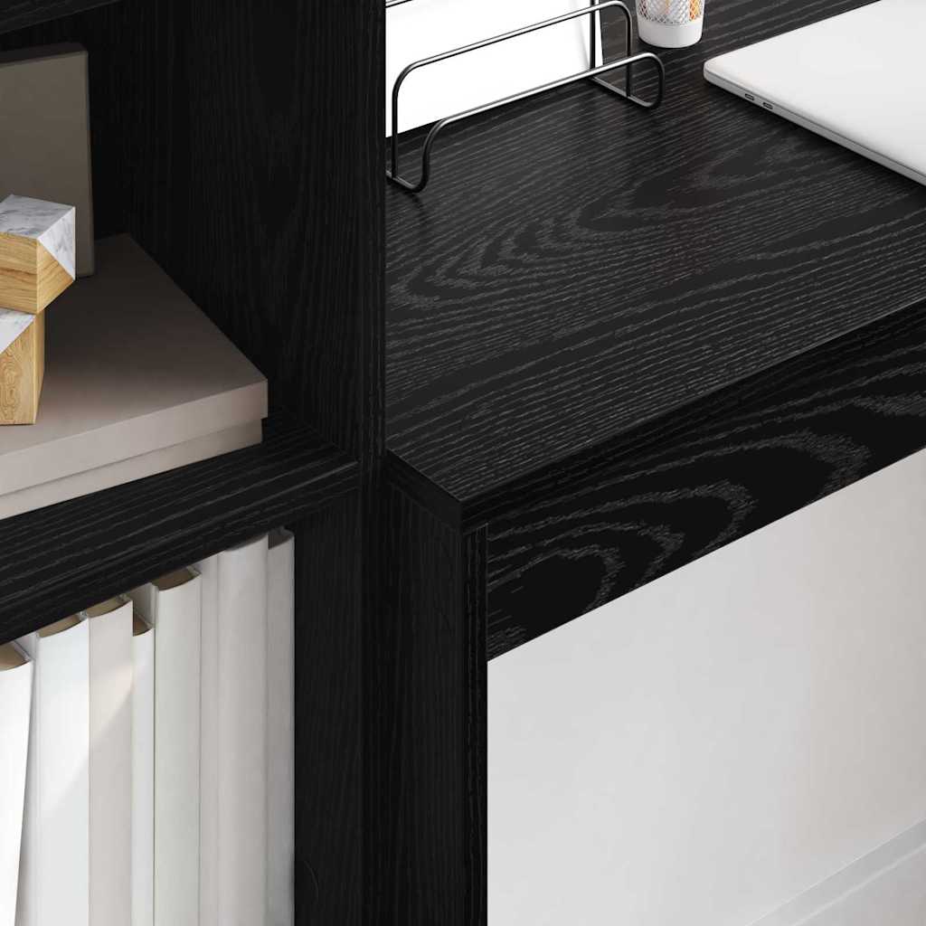 vidaXL Desk Black Oak 100 x 40 x 76 cm