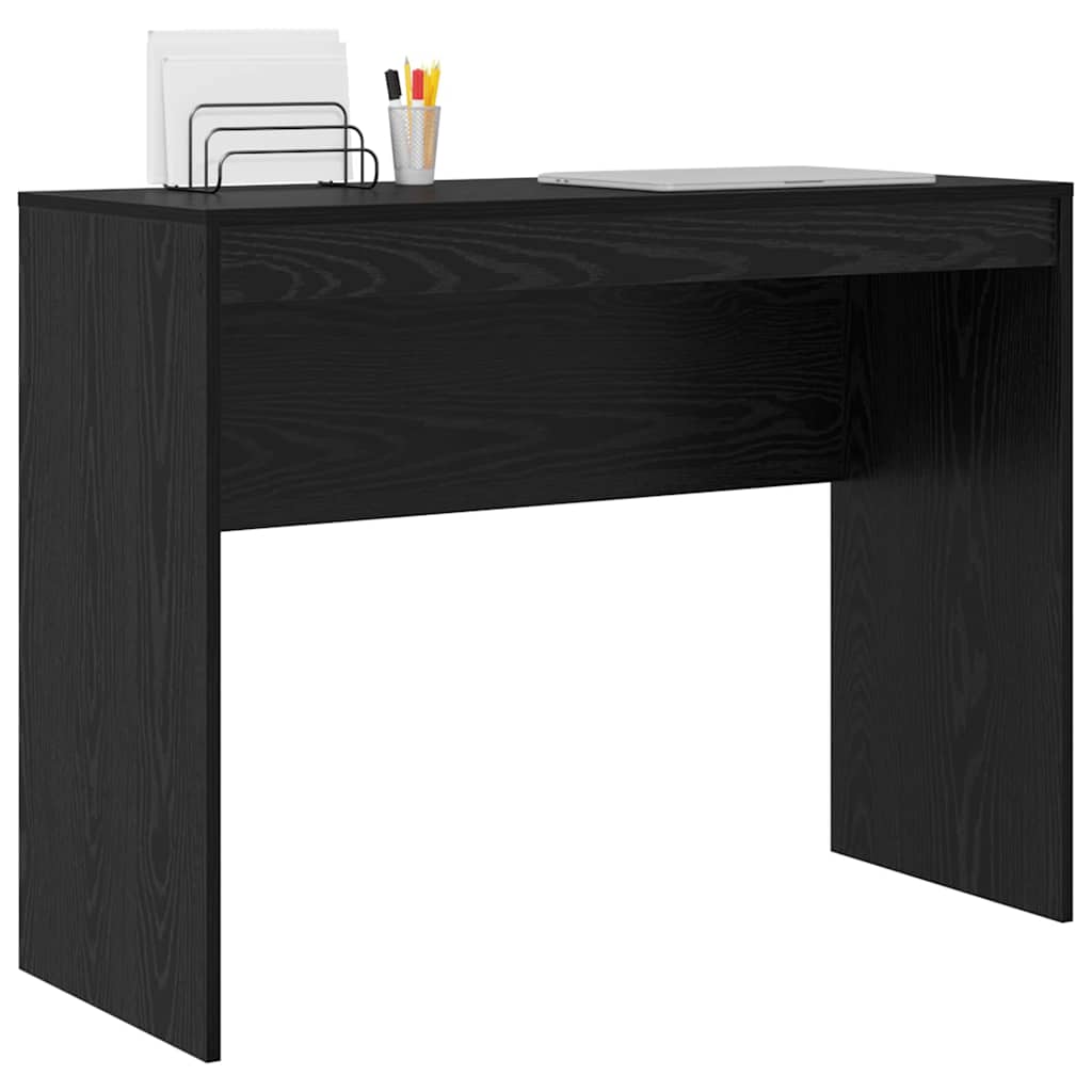 vidaXL Desk Black Oak 100 x 40 x 76 cm