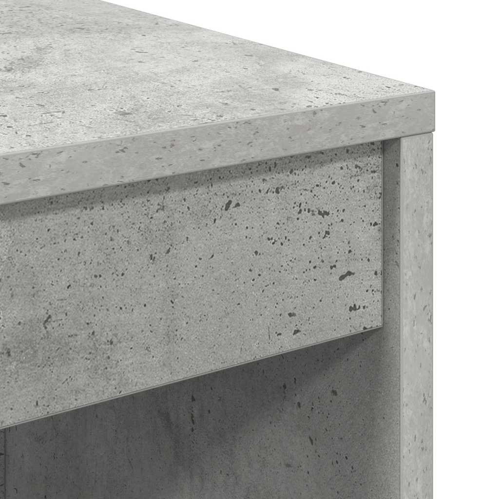 vidaXL Desk Concrete Grey 100 x 40 x 76 cm