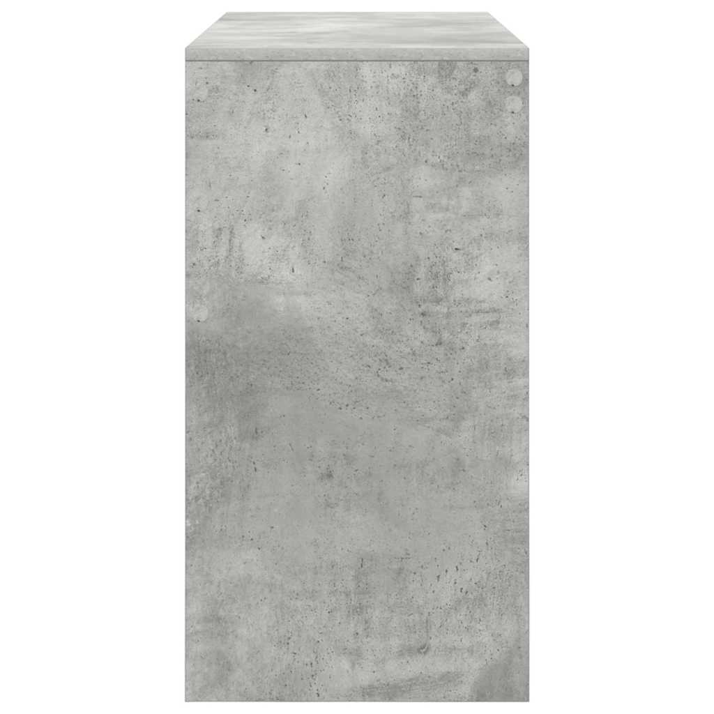 vidaXL Desk Concrete Grey 100 x 40 x 76 cm
