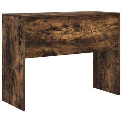 vidaXL Desk Smoked Oak 100 x 40 x 76 cm