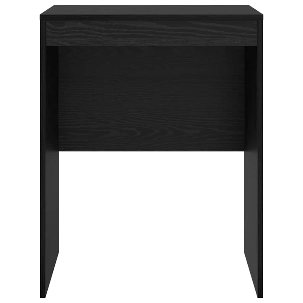 vidaXL Desk Black Oak 60 x 50 x 76 cm