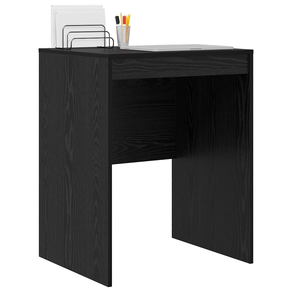 vidaXL Desk Black Oak 60 x 50 x 76 cm
