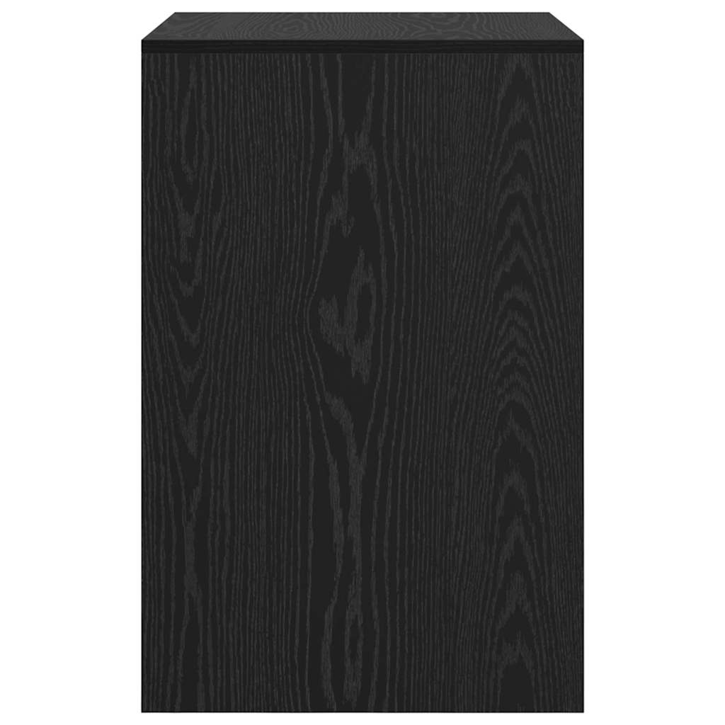 vidaXL Desk Black Oak 60 x 50 x 76 cm