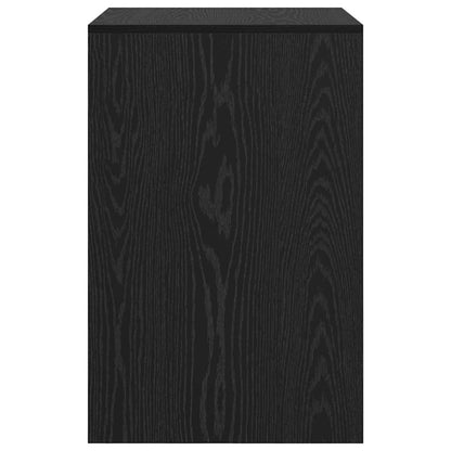 vidaXL Desk Black Oak 60 x 50 x 76 cm