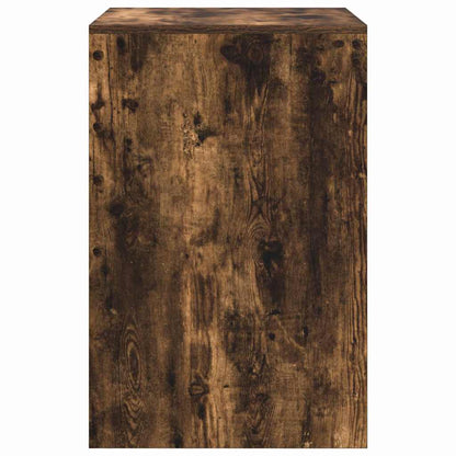 vidaXL Desk Smoked Oak 60 x 50 x 76 cm