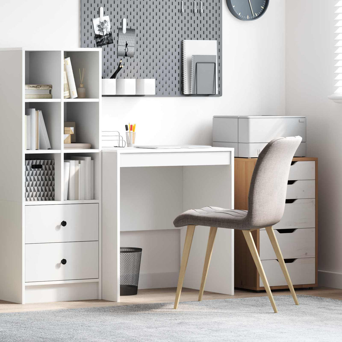 vidaXL Desk White 70 x 50 x 76 cm