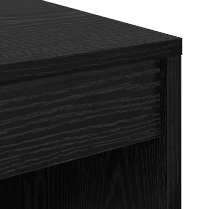 vidaXL Desk Black Oak 70 x 50 x 76 cm