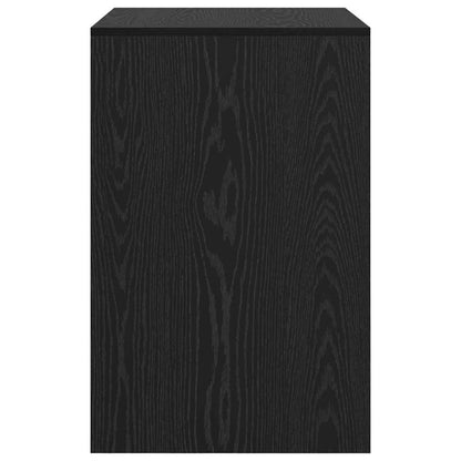 vidaXL Desk Black Oak 70 x 50 x 76 cm