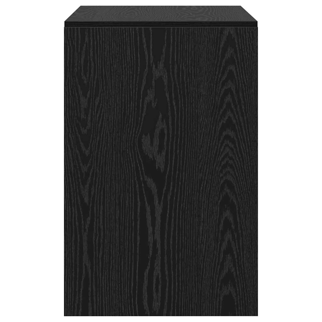 vidaXL Desk Black Oak 80 x 50 x 76 cm