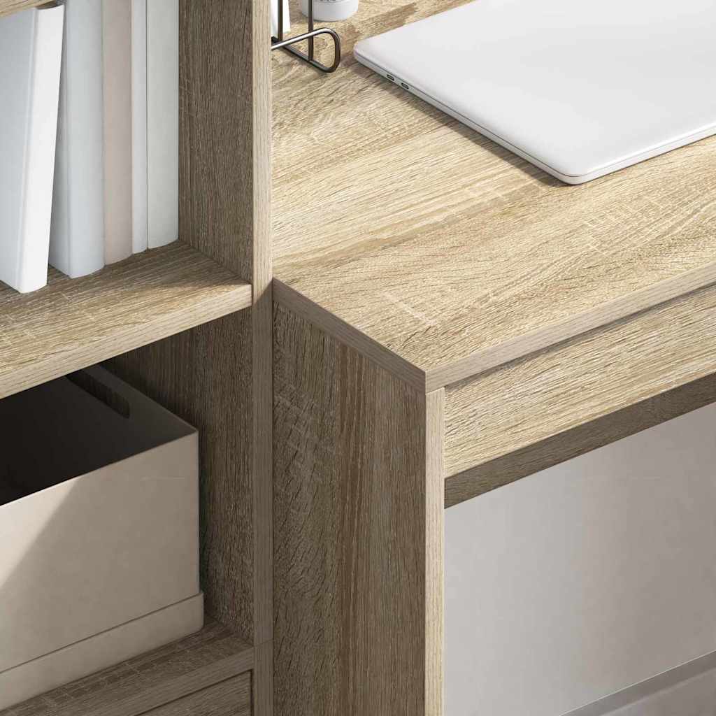 vidaXL Desk Sonoma Oak 80 x 50 x 76 cm