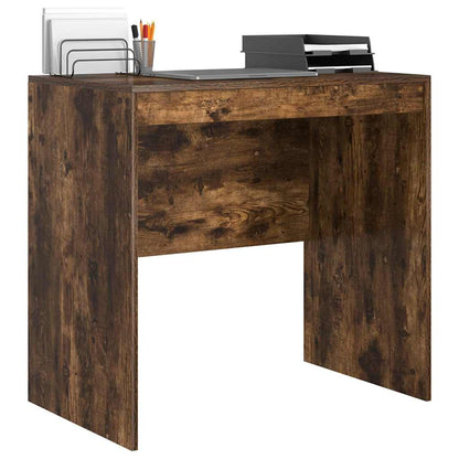 vidaXL Desk Smoked Oak 80 x 50 x 76 cm