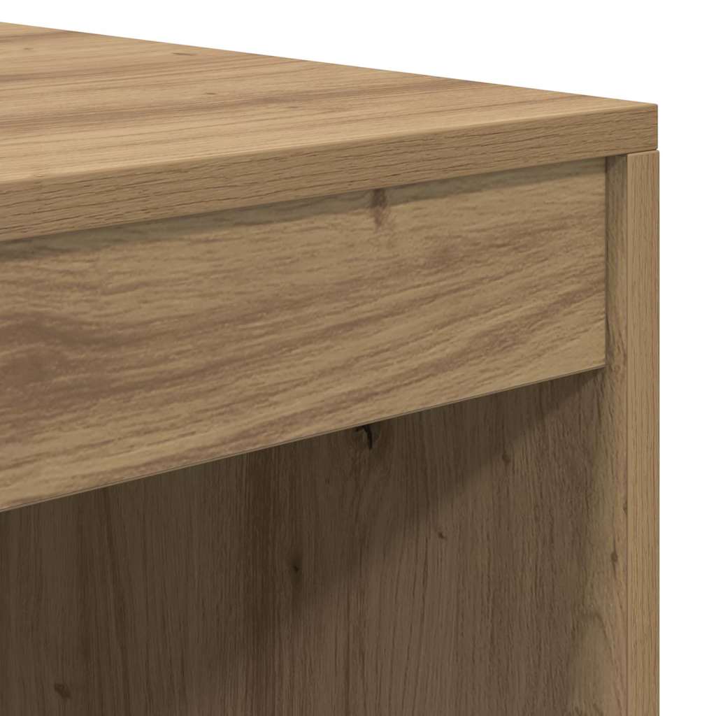 vidaXL Desk Artisan Oak 80 x 50 x 76 cm