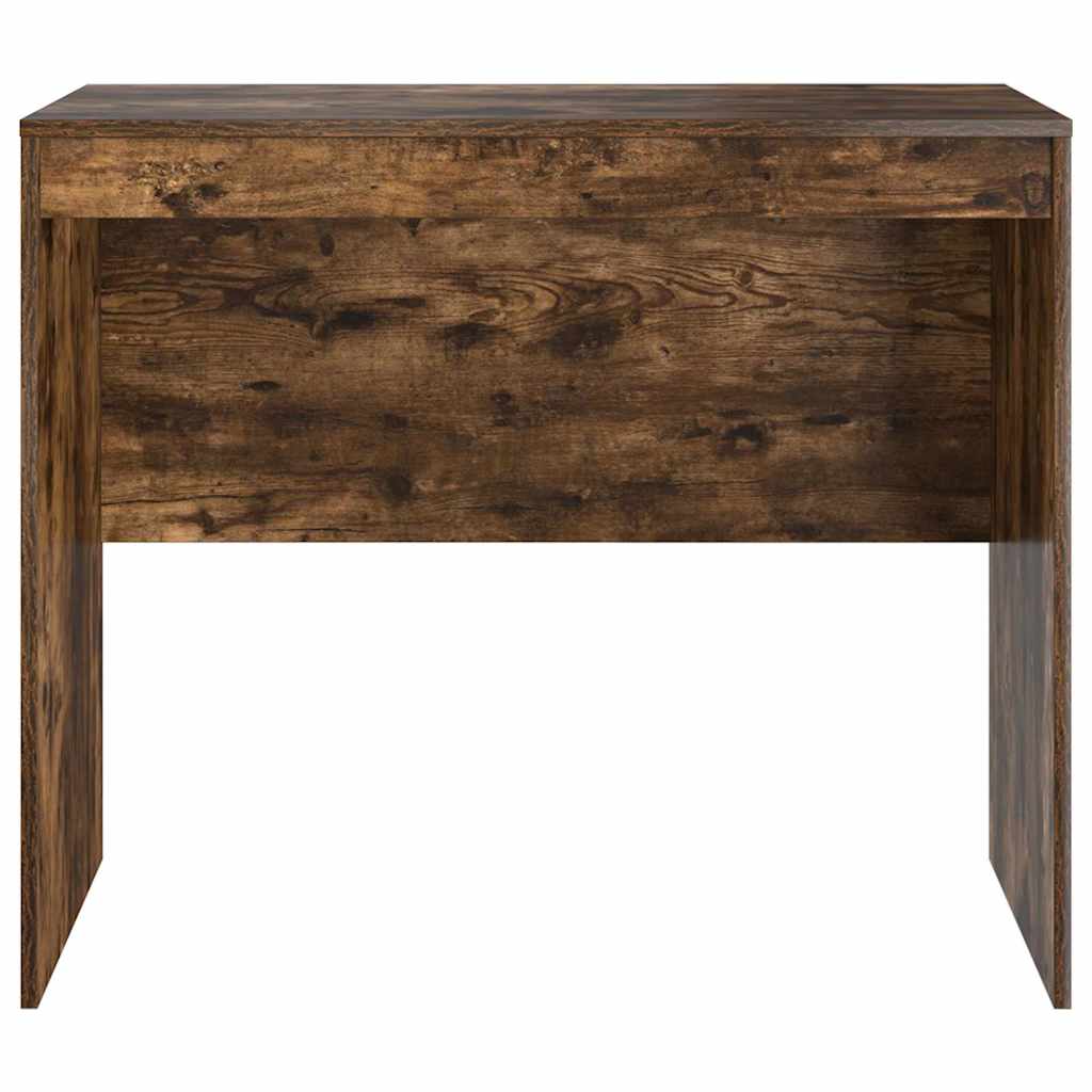 vidaXL Desk Smoked Oak 90 x 50 x 76 cm
