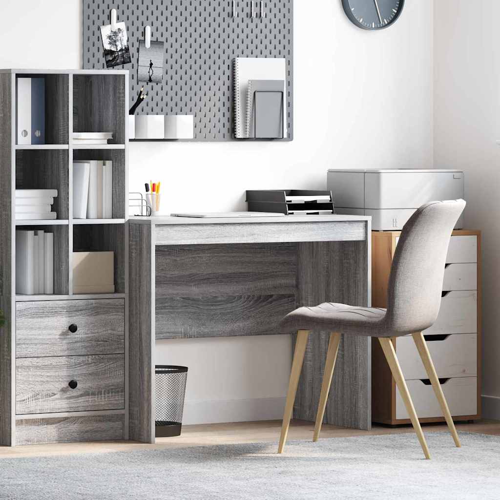 vidaXL Desk Grey Sonoma 90 x 50 x 76 cm