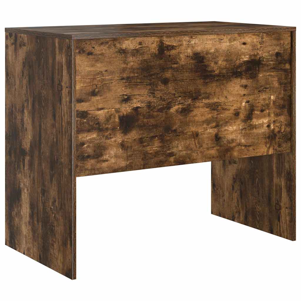 vidaXL Desk Smoked Oak 100 x 50 x 76 cm