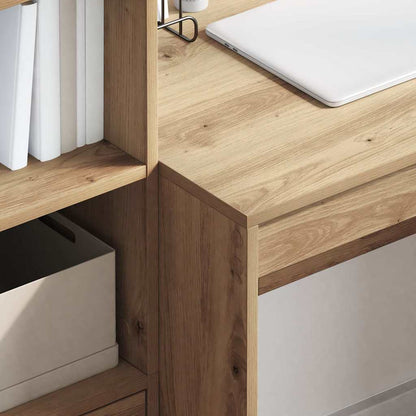 vidaXL Desk Artisan Oak 100 x 50 x 76 cm