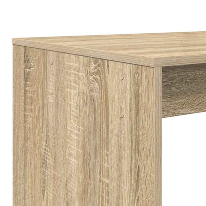 vidaXL Desk with Shelf Sonoma Oak 108 x 55 x 103.5 cm Engineered Wood