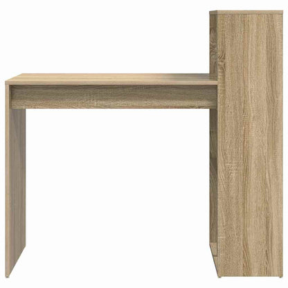 vidaXL Desk with Shelf Sonoma Oak 108 x 55 x 103.5 cm Engineered Wood