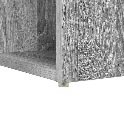 vidaXL Desk with Shelf Grey Sonoma 108 x 55 x 103.5 cm Engineered Wood