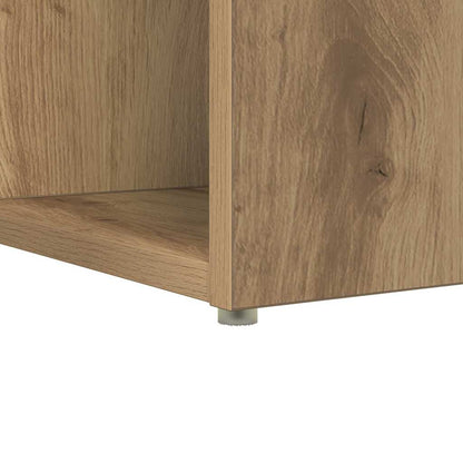 vidaXL Desk Artisan Oak Engineered Wood 108 x 55 x 103.5 cm