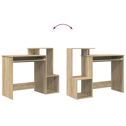 vidaXL Desk with Drawer Sonoma Oak 106 x 41 x 88.5 cm Engineered Wood