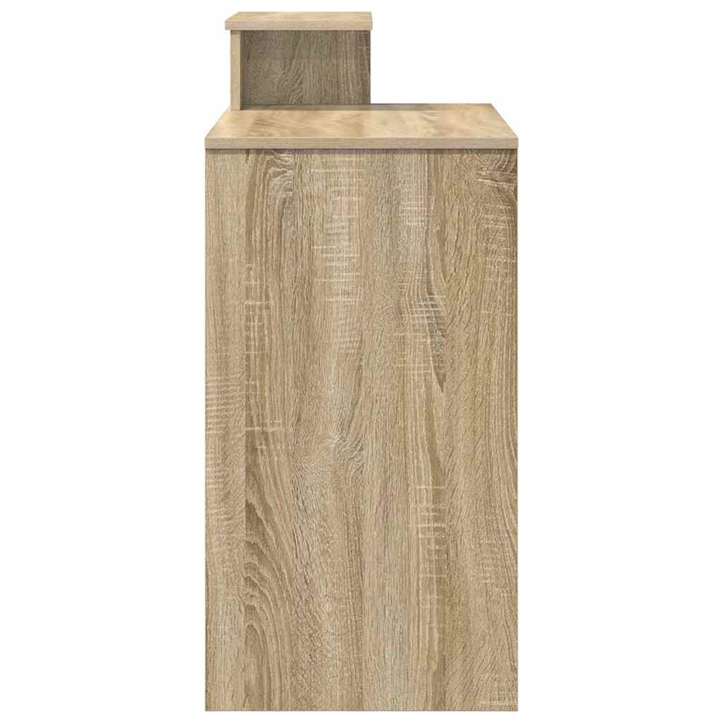 vidaXL Desk with Drawer Sonoma Oak 106 x 41 x 88.5 cm Engineered Wood
