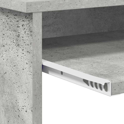vidaXL Desk Concrete Grey 106 x 41 x 88.5 cm Engineered Wood