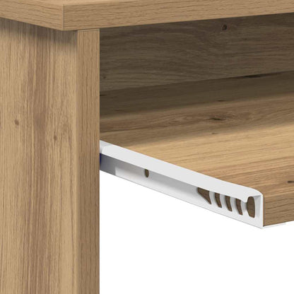 vidaXL Desk with Drawer Artisan Oak 106 x 41 x 88.5 cm Engineered Wood
